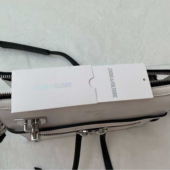 Zadig & Voltaire Zip Bag in White—NWT - Picture 14 of 16